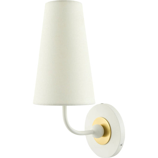 Elowen Wall Sconce by Surya. Made from iron, linen in a transitional style.