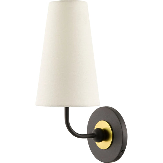 Elowen Wall Sconce by Surya. Made from iron, linen in a transitional style.