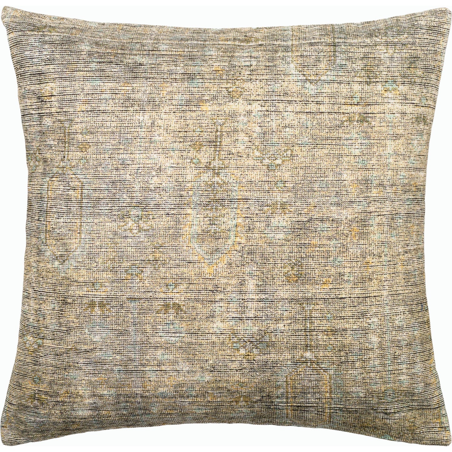 001 SI-2168437,SI-2168438,SI-2168439,SI-2168440,SI-2168441,SI-2168442 | Primary Silo | Emily Jean Pillow - 534205 by Livabliss in brown, dusty sage, wheat, black. Made from polyester in a modern style.