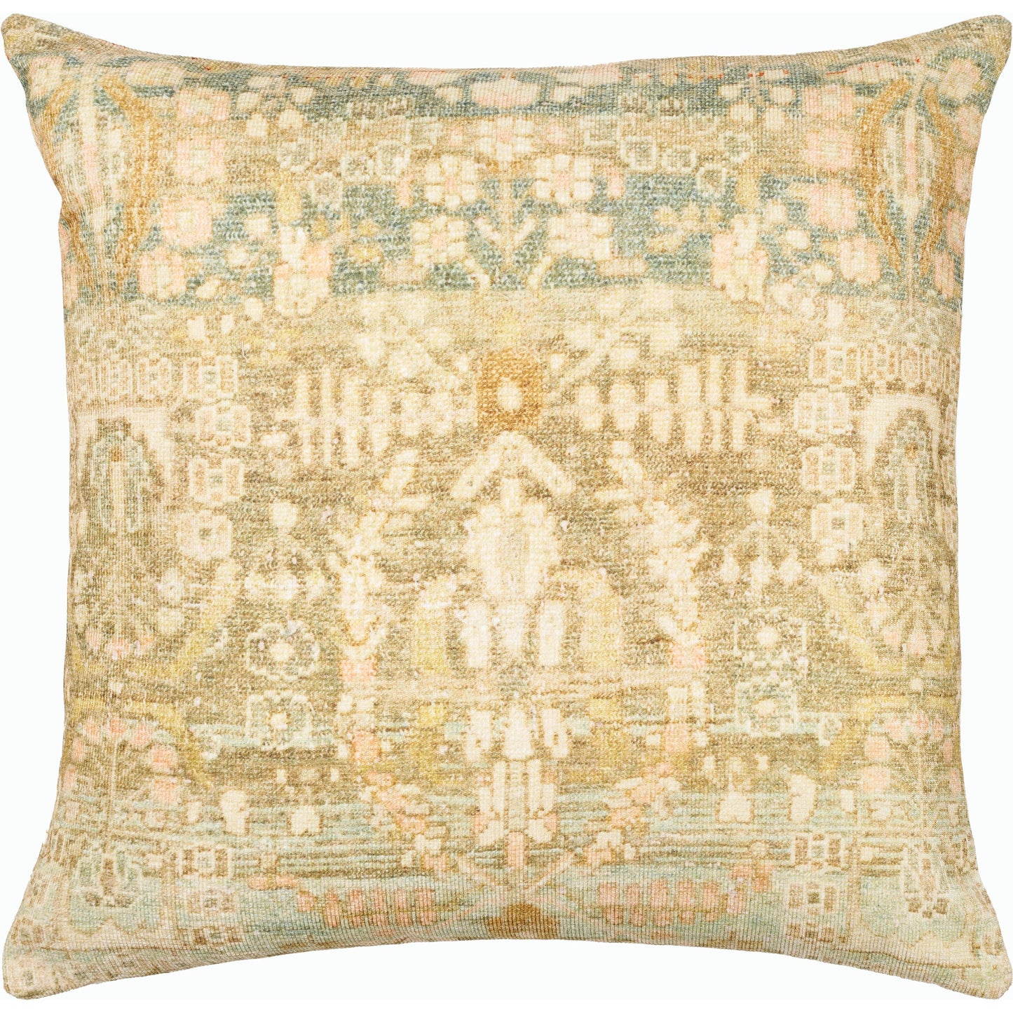 001 SI-2168467,SI-2168468,SI-2168469,SI-2168470,SI-2168471,SI-2168472 | Primary Silo | Emily Jean Pillow - 534230 by Livabliss in light brown, charcoal, peach, dark brown. Made from polyester in a traditional style.