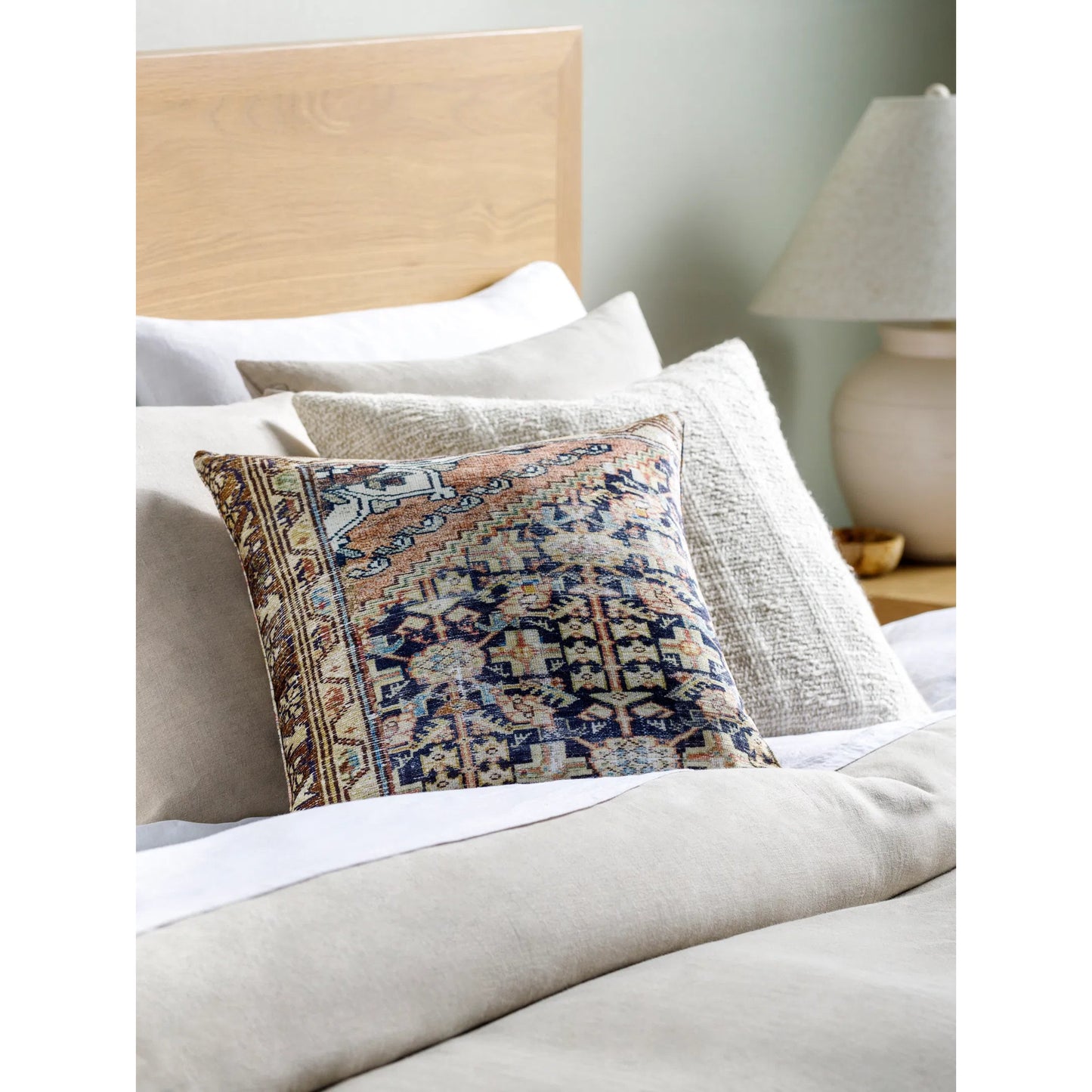 003 SI-2168485,SI-2168486,SI-2168487,SI-2168488,SI-2168489,SI-2168490 | Lifestyle | Emily Jean Pillow - 534245 by Livabliss in pearl, ash, off-white, eggplant, prairie dust, khaki, tan. Made from polyester in a traditional style.