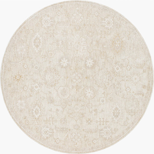 Emory Rug - 527521 by Livabliss in ivory, tan, cream, light gray. Made from face: 100% polyester, warp: 100% polyester in a unique style.