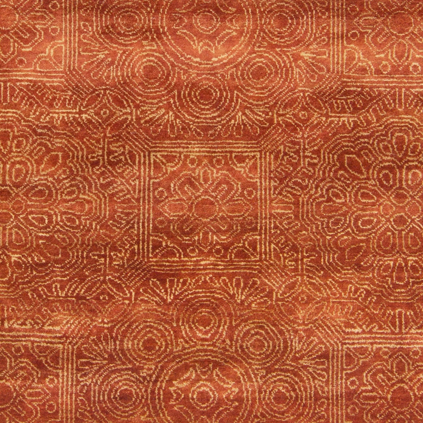 003 69120-25005,69120-25006,69120-25007,69120-25008,69120-25009 | Closeup | Empress Rug - 13066 by Surya in brown, tan, blush. Made from 100% wool in a unique style.