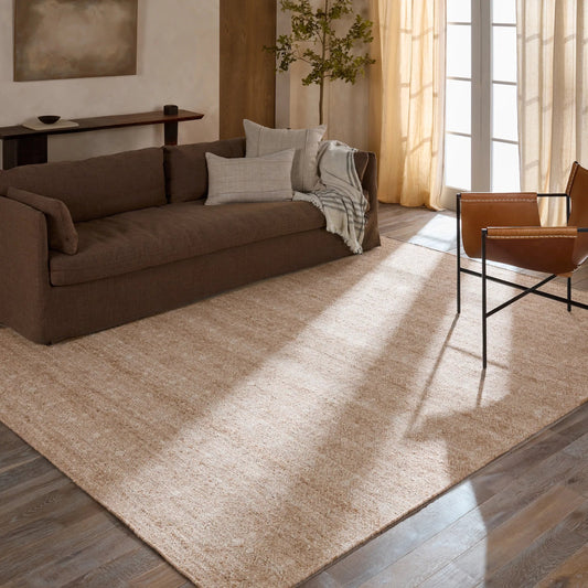 Enclave ENC05 Rug by Jaipur Living in sand, tan, brown. Made from 70% wool 30% cotton in a unique style.