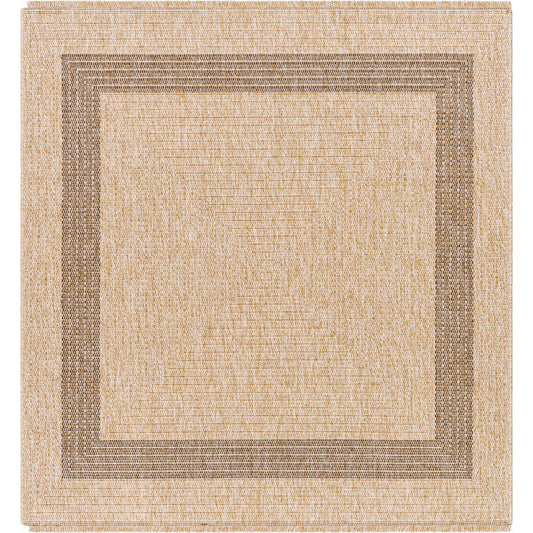 001 SI-1922164,SI-1922166,SI-1922168 | Primary Silo | Encore ENC-2301 Indoor/Outdoor Rug by Livabliss in tan, black. Made from 100% polypropylene in a unique style.