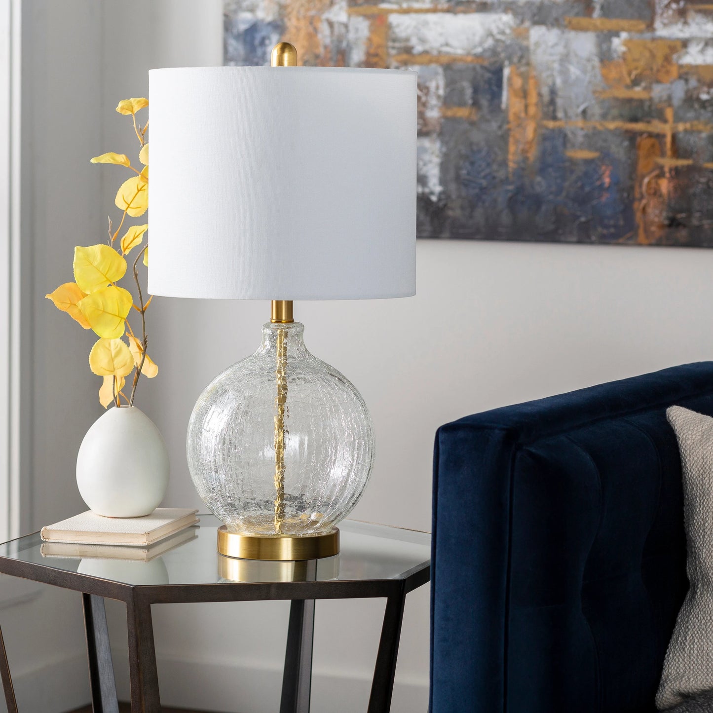002 SI-1881461 | Additional Silo | Enid - 30863 by Livabliss in brass and gildedcracklebrushed. Made from linen, polyester, glass, metal in a unique style.