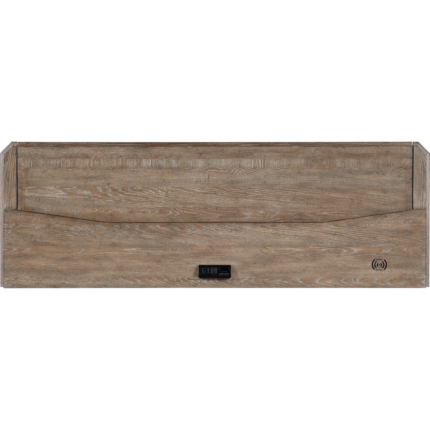 003 SI-1749874 | Additional Silo | Sutter Computer Credenza by Hooker Furniture in claro. Made from cathedral oak veneers in a traditional style.