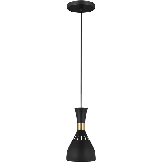 Joan Mini-Pendant by Generation Lighting. Made from steel in a modern style.