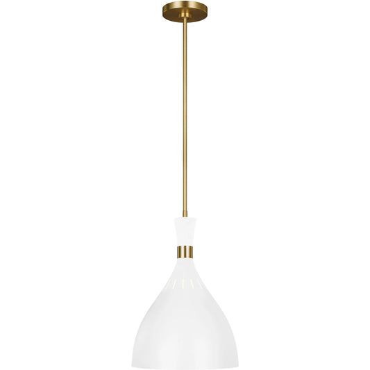 Joan Large Pendant by Generation Lighting. Made from steel in a modern style.