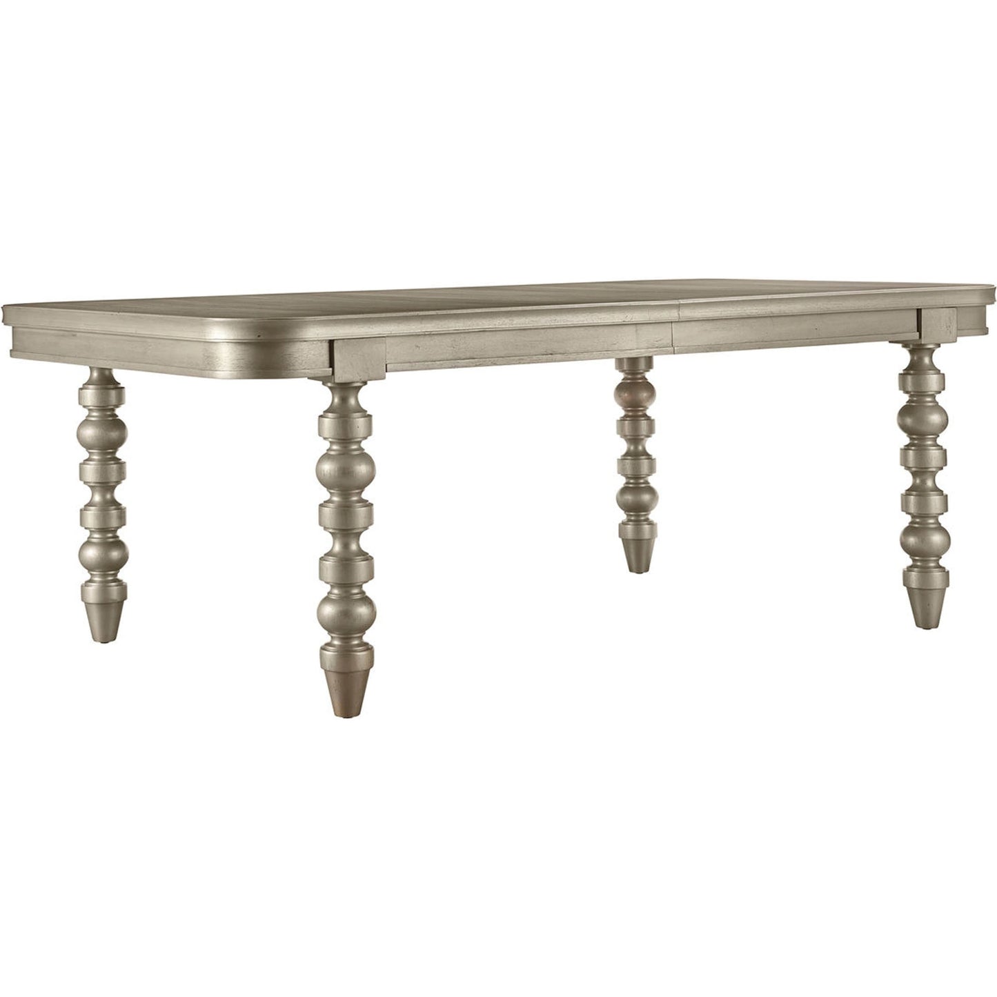 001 SI-1946525 | Additional Silo | Morrissey Oldham Extendable Dining Table by A.R.T. Furniture in silver and bezel. Made from parawood solids, primavera veneers in a transitional style.