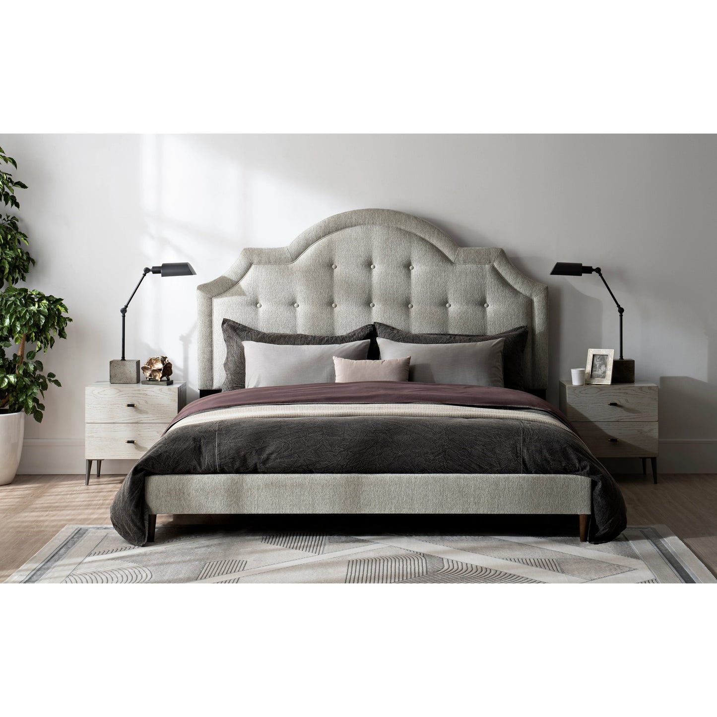 014 SI-2130637,SI-2130638 | Lifestyle | Zest Welt Upholstered Bed by Zest. Made from mdf, partical board in a modern style.