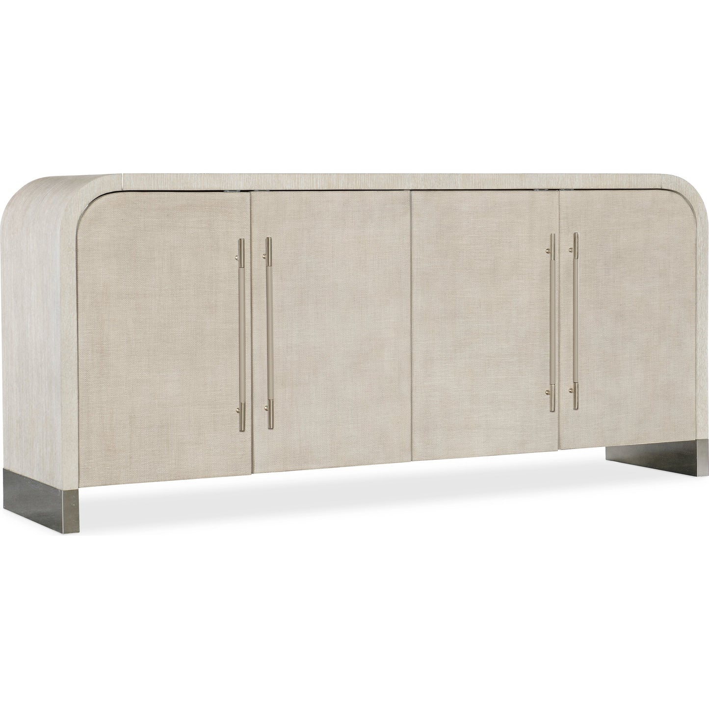 001 SI-2133639 | Primary Silo | Modern Mood Buffet by Hooker Furniture. Made from oak veneers, raffia in a modern style.