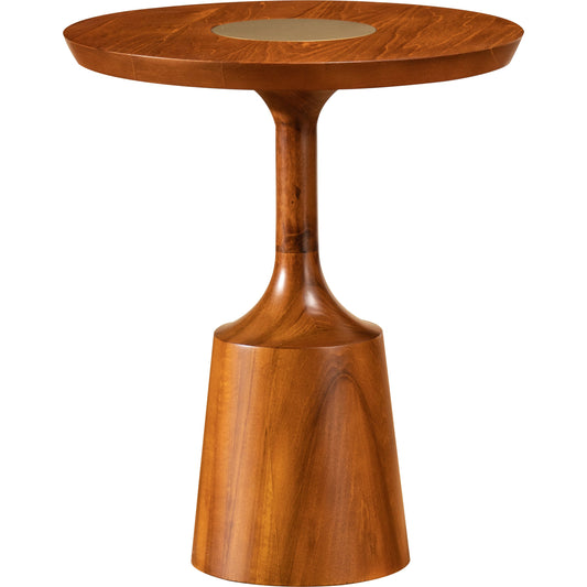 Este - 526099 by Surya in top: brown, base: brown and wood finish. Made from top: poplar, base: poplar in a modern style.