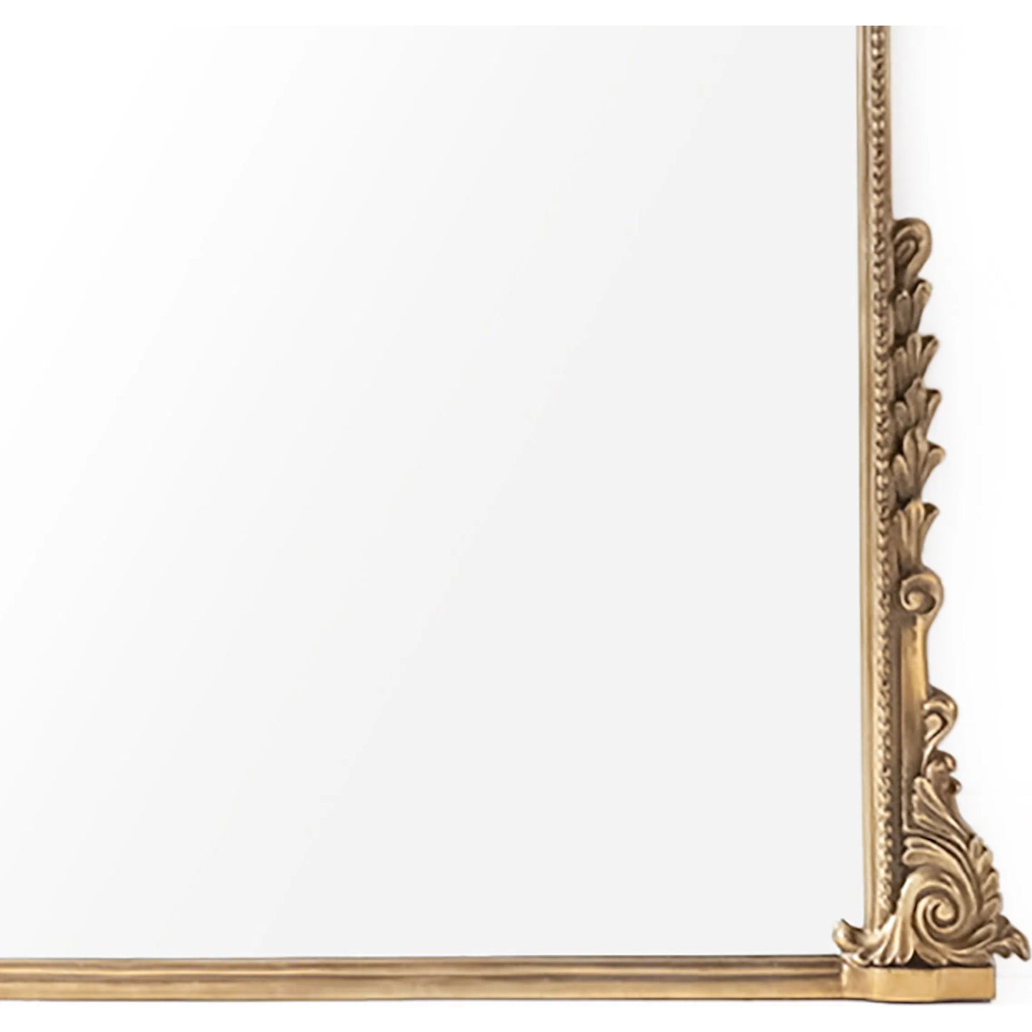 007 SI-2448879 | Closeup | Jules Full Mirror by Zentique in distressed gold. Made from iron, mirror, mdf in a traditional style.
