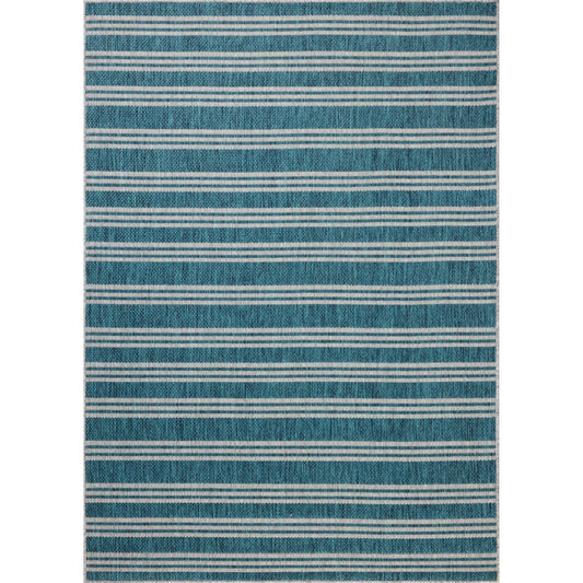 001 SI-2332275,SI-2332276,SI-2332277,SI-2332278,SI-2332279,SI-2332280,SI-2332281 | Primary Silo | Easton ESN-04 Outdoor Rug by Loloi in teal, fog. Made from 100% polypropylene in a unique style.