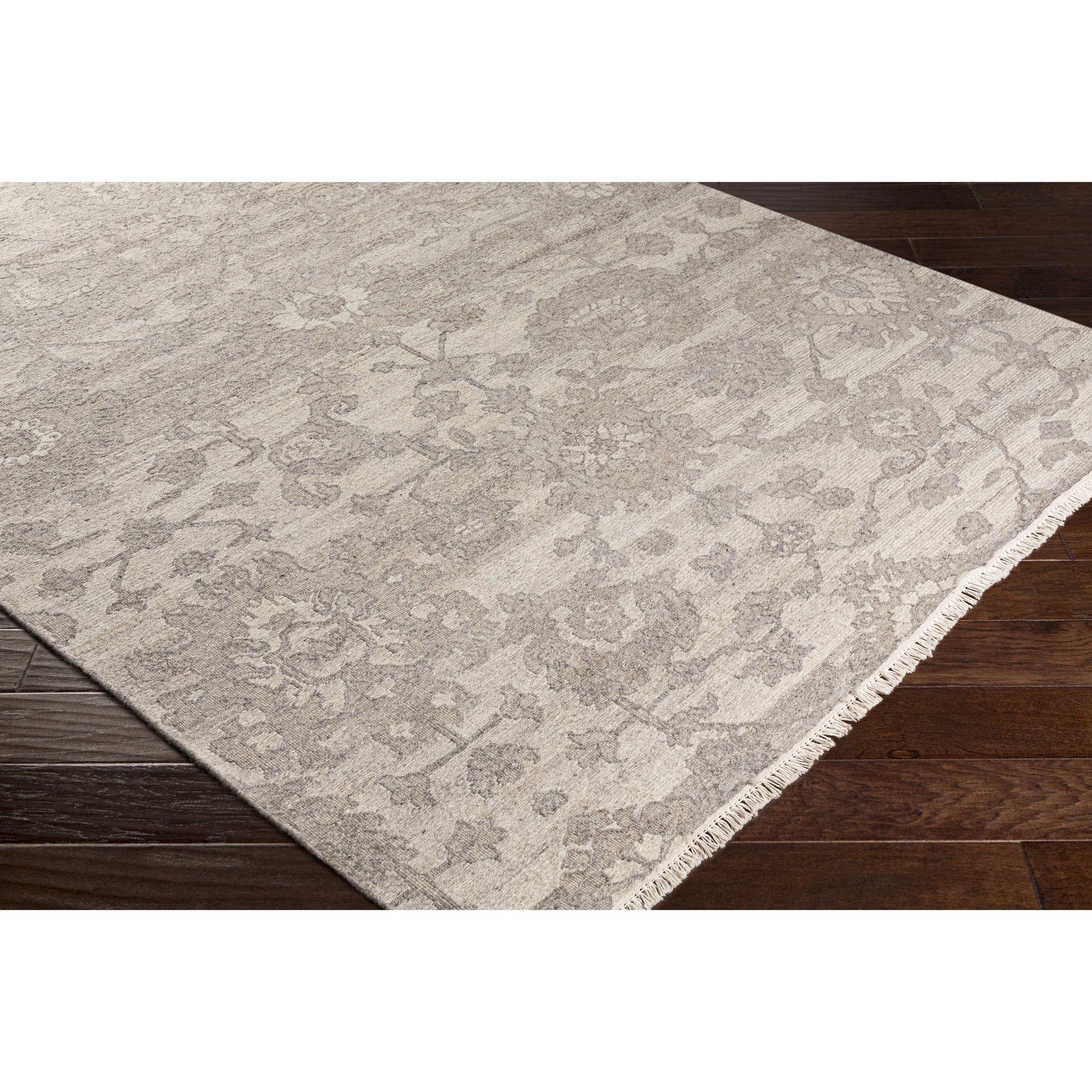 Ethereal Rug - 21613 by Surya in beige, medium brown, charcoal. Made from 100% undyed wool in a unique style.