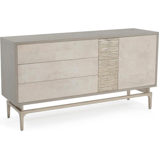 Sakana Sideboard by John-Richard in grey oak. Made from unique in a coastal style.