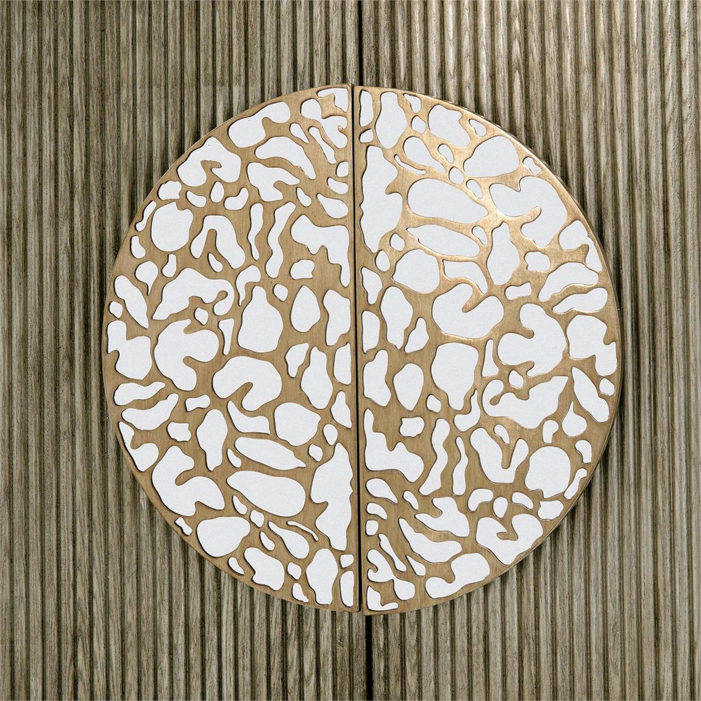 004 SI-2171076 | Closeup | Moon Shadow Four-Door Credenza by John-Richard. Made from unique in a modern style.
