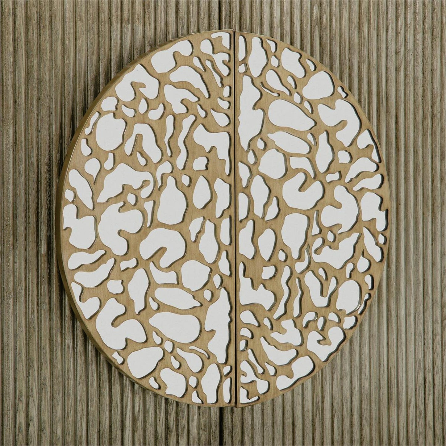 005 SI-2171076 | Closeup | Moon Shadow Four-Door Credenza by John-Richard. Made from unique in a modern style.
