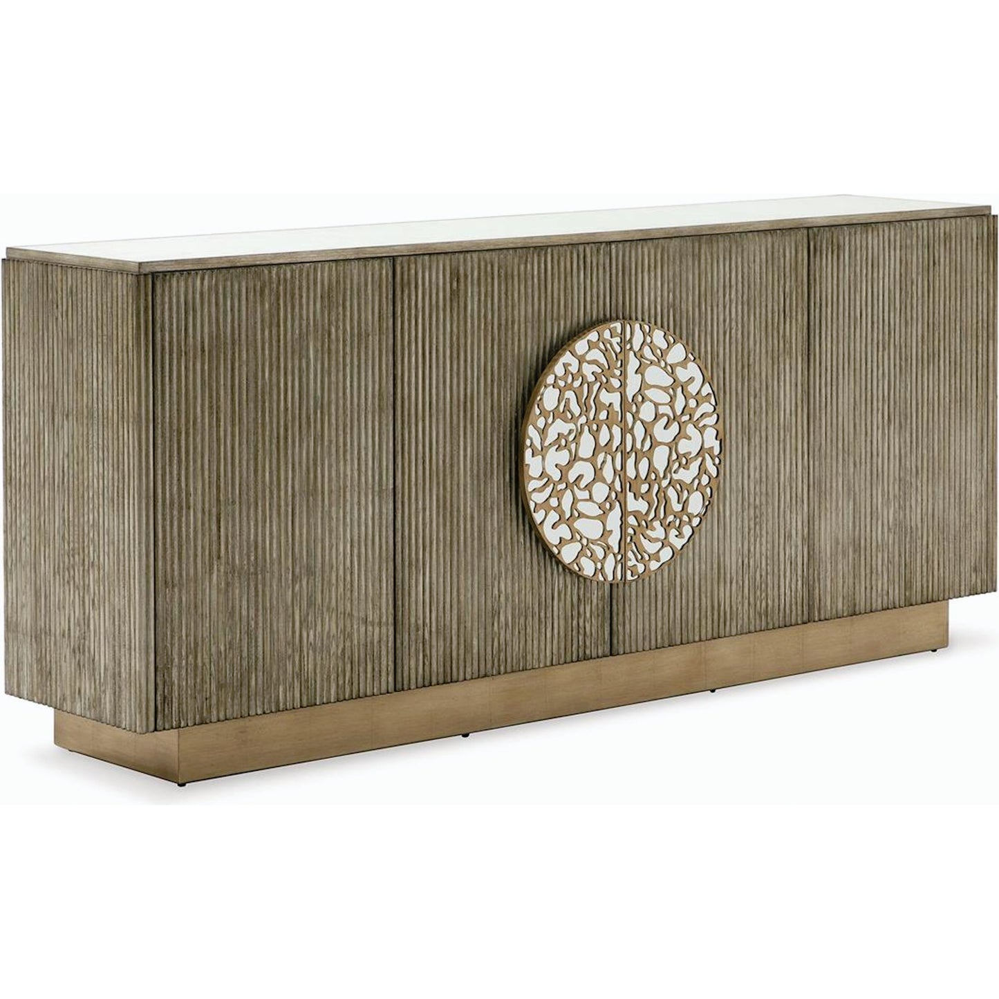 001 SI-2171076 | Primary Silo | Moon Shadow Four-Door Credenza by John-Richard. Made from unique in a modern style.