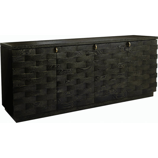 Tessere Four-Door Credenza by John-Richard. Made from unique in a modern style.