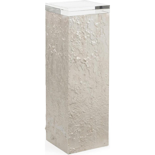 Solo Pedestal III by John-Richard in silver. Made from unique in a modern style.