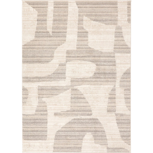 Eva EVA05 Rug by Jaipur Living in gray, cream. Made from 100% polyester in a unique style.