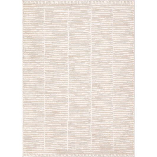 Eva EVA08 Rug by Jaipur Living in beige, tan. Made from 100% polyester in a unique style.