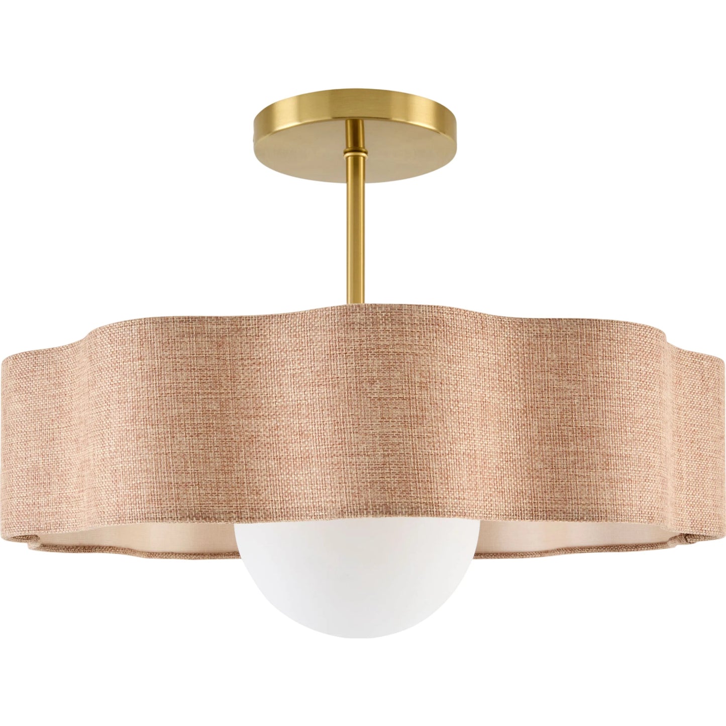 000 SI-2632723 | Primary Silo | Everen Pendant by Livabliss in metallic brass, translucent, wheat and electroplated. Made from iron, burlap in a unique style.