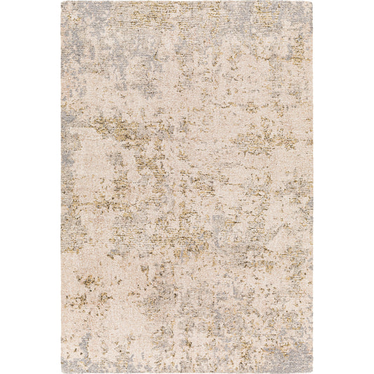 Evoke Rug - 29593 by Surya in mustard, charcoal, gray, light beige, cream. Made from 65% wool, 35% viscose in a unique style.