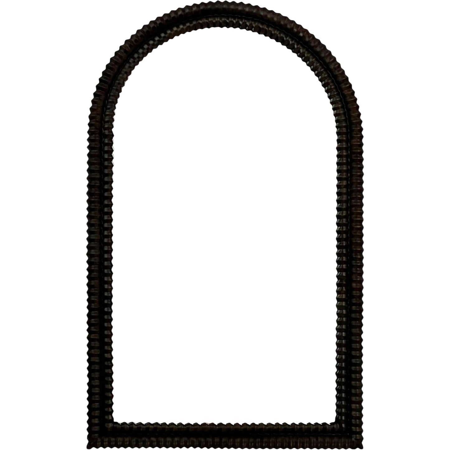 001 SI-2460884 | Primary Silo | Evonne Leaner Mirror by Surya in brown. Made from mango wood in a unique style.