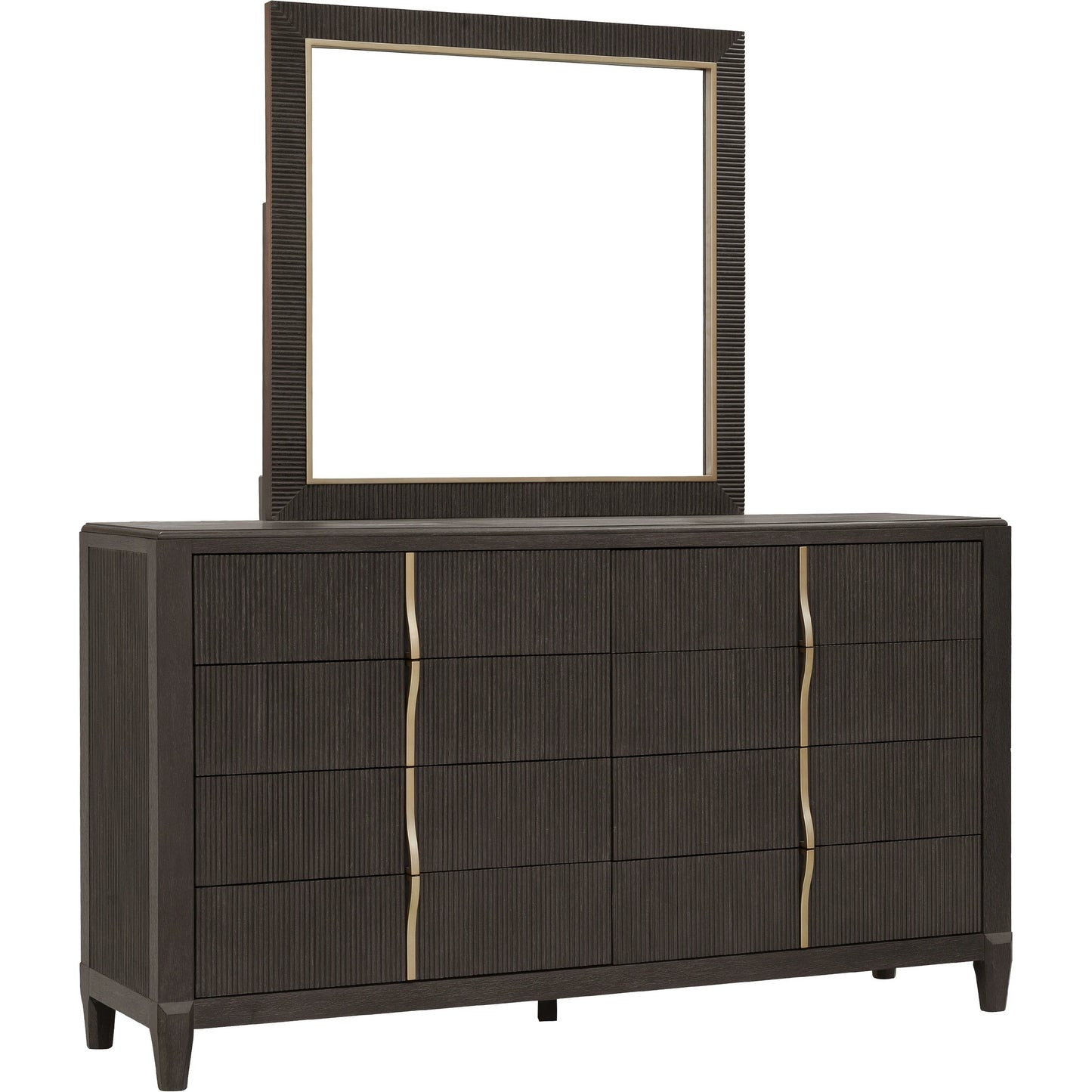 004 SI-2143475 | Additional Silo | West End Loft 8-Drawer Dresser by Pulaski Furniture in tuxedo. Made from rubberwood in a modern style.