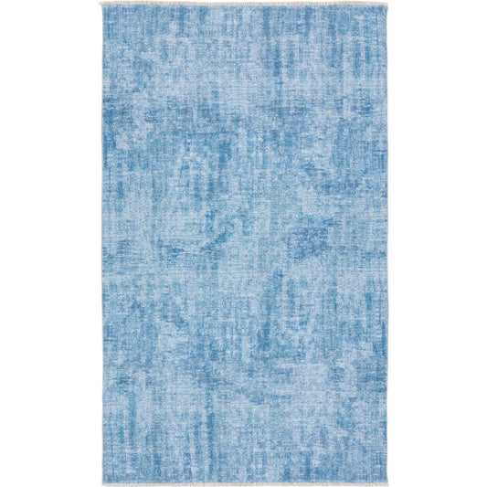 Everette EVR01 Rug by Jaipur Living in blue, beige. Made from 100% polyester in a unique style.