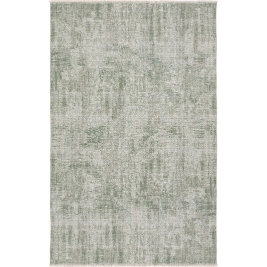 Everette EVR04 Rug by Jaipur Living in green, light gray. Made from 100% polyester in a unique style.