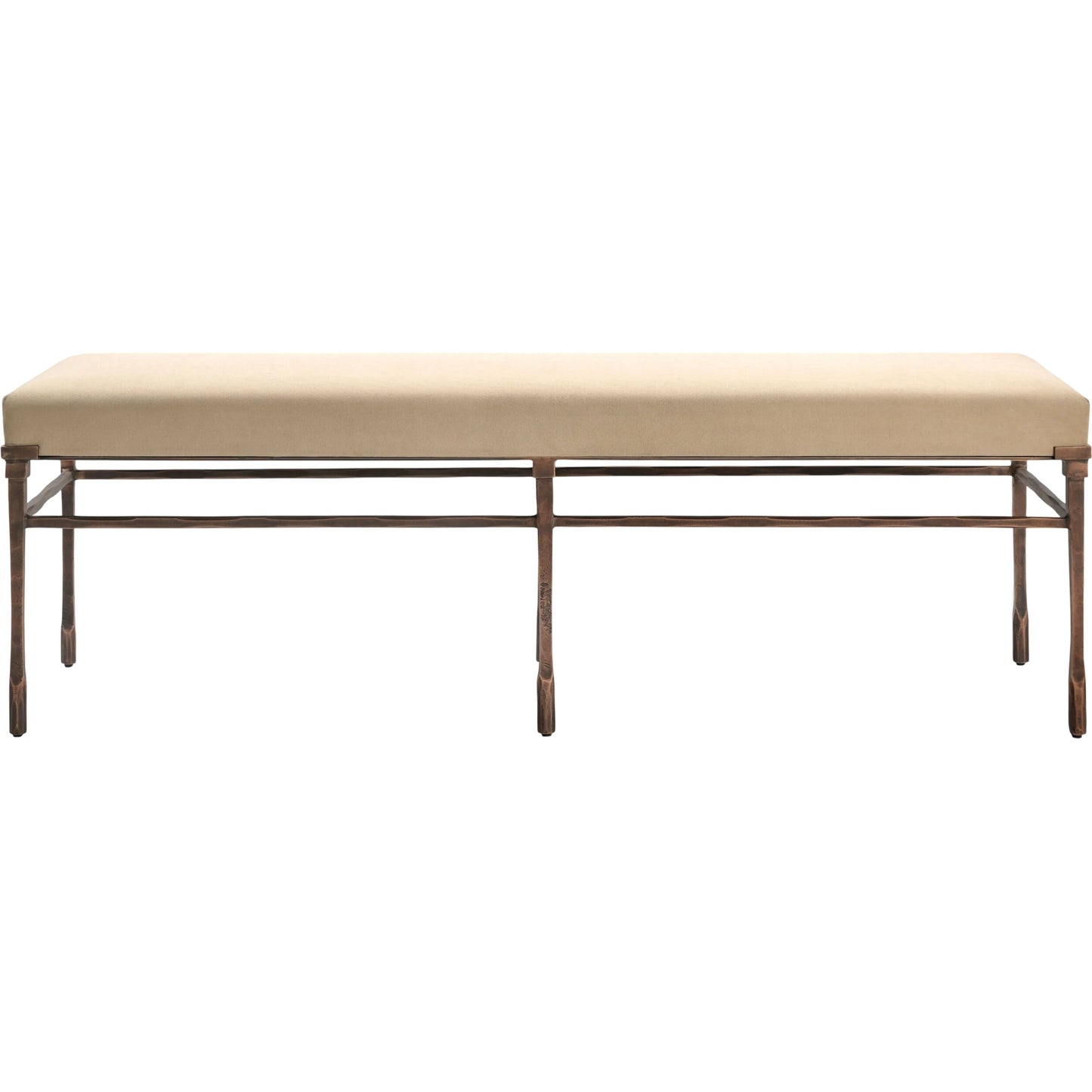 001 SI-2541180 | Primary Silo | Evera Bench by Surya in brushed, copper. Made from unique in a unique style.