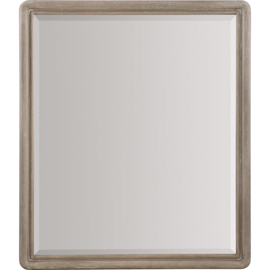 Affinity Mirror by Hooker Furniture in greige. Made from hardwoods in a eclectic & global style.