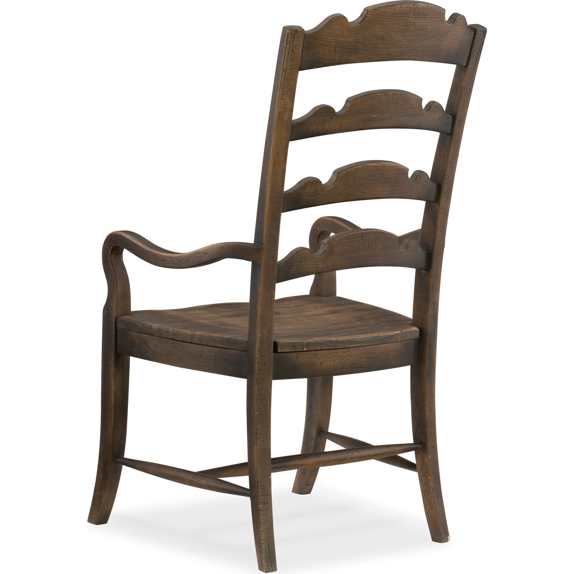 Hill Country Twin Sisters Ladderback Arm Chair (Set of 2) by Hooker Furniture. Made from white oak veneers in a traditional style.