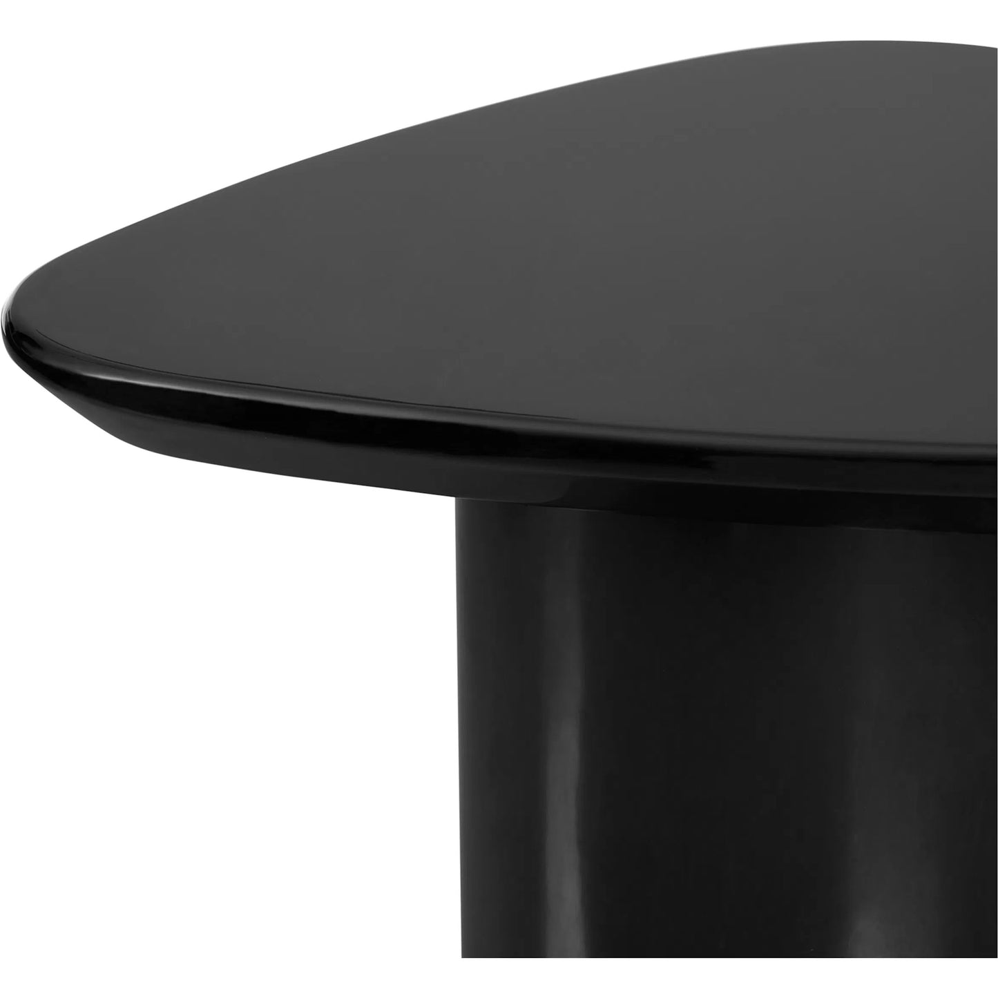 007 SI-2253684 | Closeup | Eden Accent Table by Moe's Home Collection in lacquer. Made from mdf with high, gloss lacquer in a unique style.
