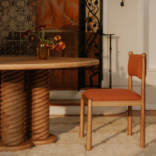 Villetta Dining Chair (Set of 2) by Moe's Home Collection in oak stained. Made from unique in a transitional style.