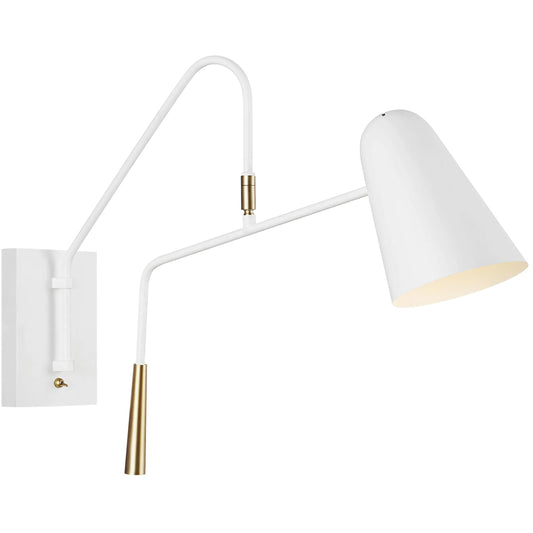 Simon Wall Sconce by Generation Lighting. Made from steel in a modern style.