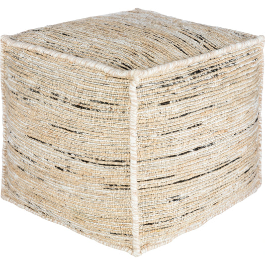 Esperanza - 27057 by Livabliss in butter, white, black. Made from 90% jute, 10% wool, 100% polybeads, 100% cotton in a coastal style.