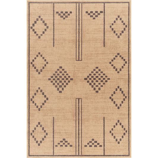 001 SI-1948027,SI-1948028,SI-1948029,SI-1948030,SI-1948031,SI-1948032 | Primary Silo | Ez Jute Rug - 32823 by Livabliss in light brown, black, beige. Made from main: 100% recycled material in a unique style.