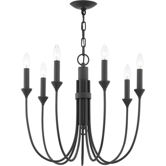 Cate Chandelier by Troy. Made from iron, steel in a transitional style.