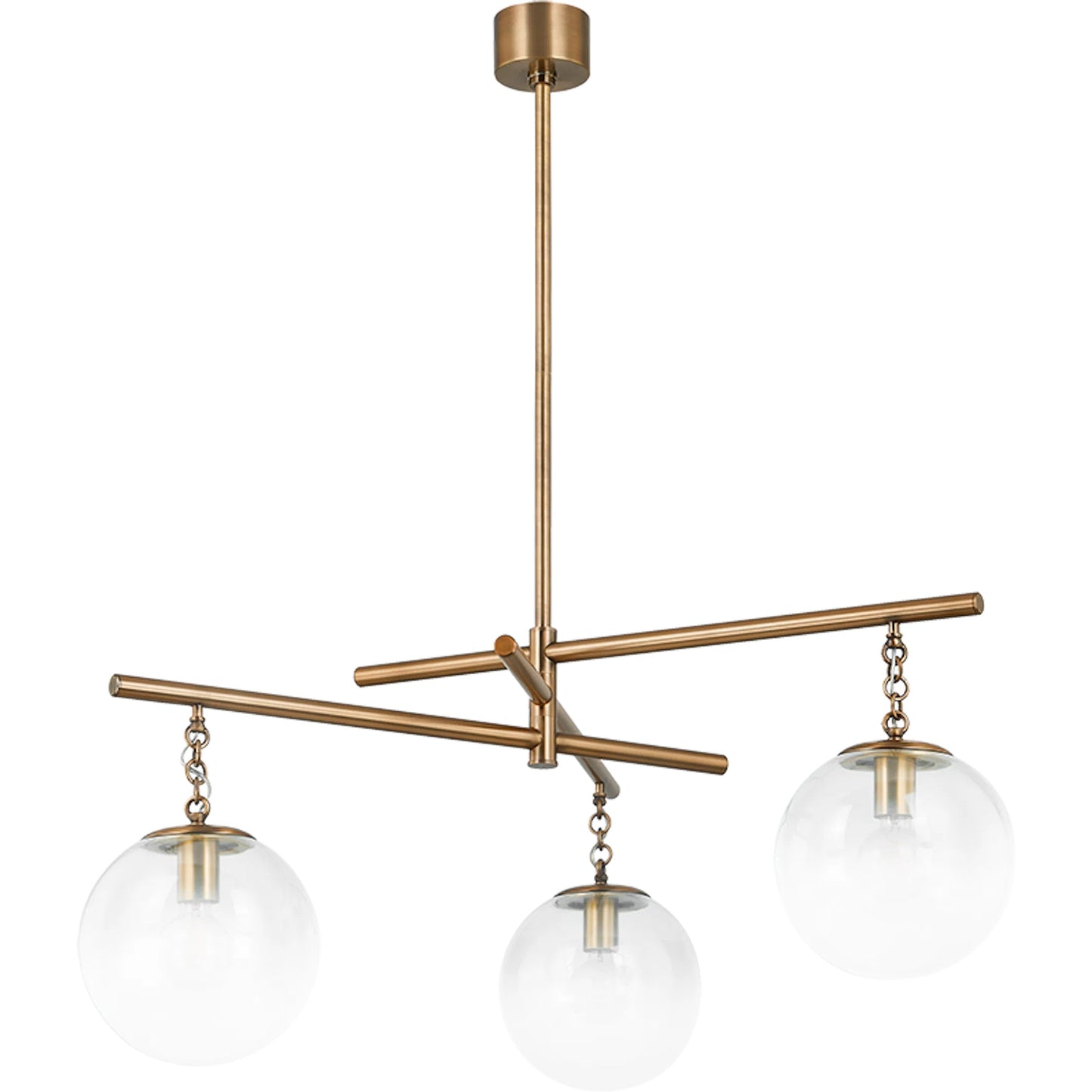 003 SI-2328440 | Additional Silo | Wade Chandelier by Troy in patina brass. Made from steel in a modern style.
