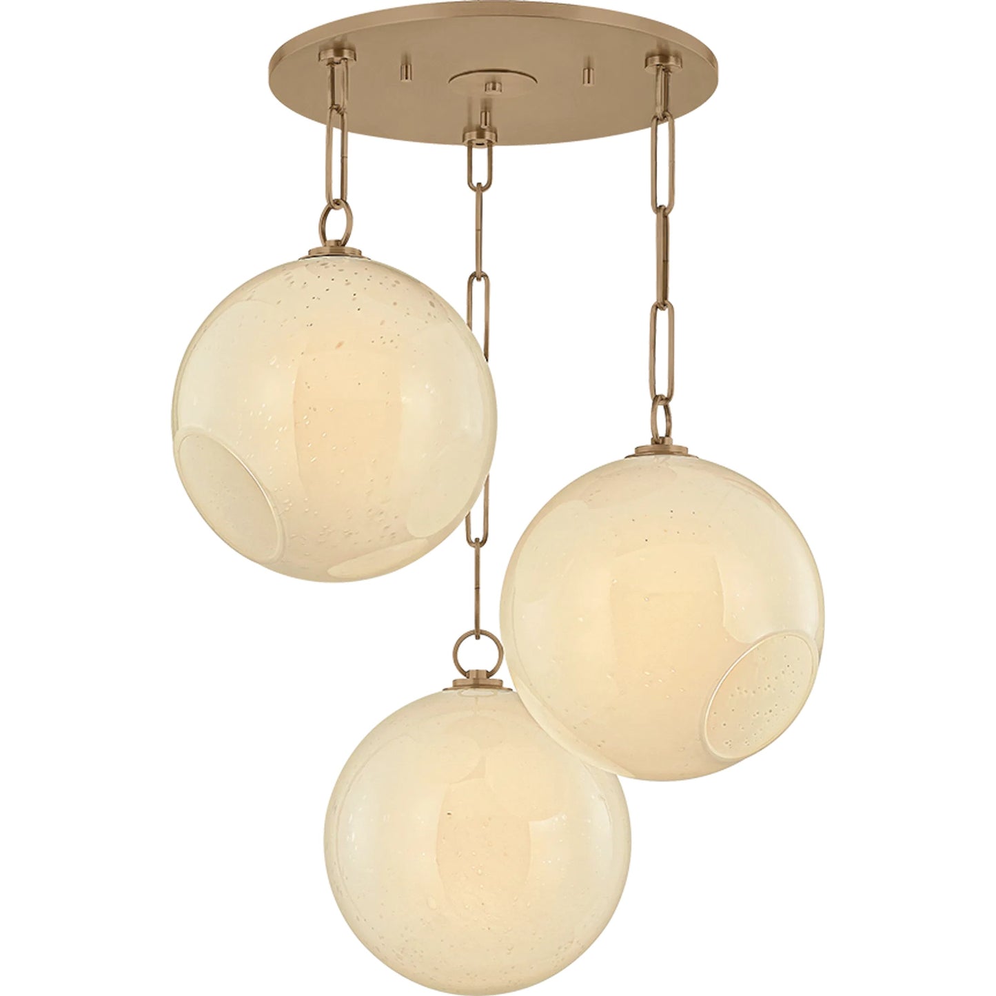 001 SI-2387299 | Primary Silo | Bramble 3-LightChandelier by Troy in patina brass. Made from steel in a modern style.