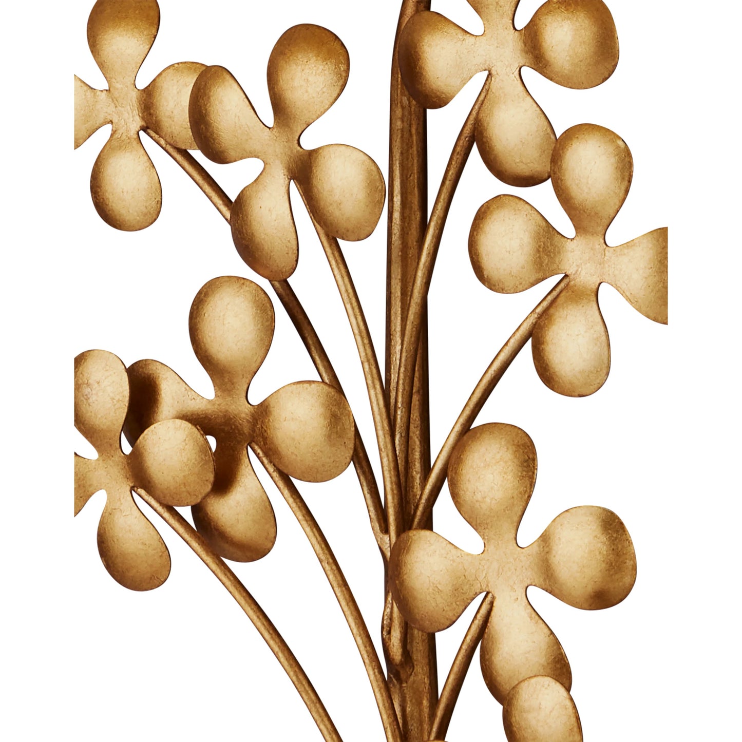 002 SI-2191687 | Additional Silo | Cloverfield Wall Sconce by Currey and Company in contemporary gold leaf, contemporary gold. Made from wrought iron in a modern style.