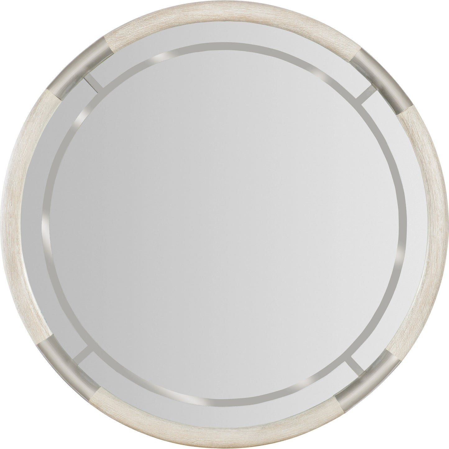 001 SI-2133665 | Primary Silo | Modern Mood Round Mirror by Hooker Furniture. Made from wood, mirror in a modern style.