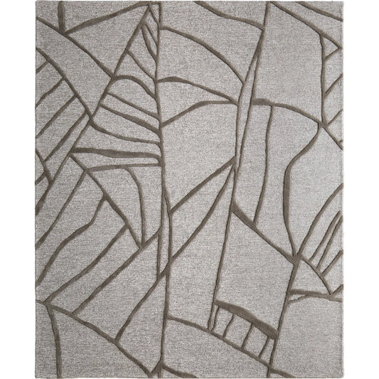Kimball Transitional KIM8A30F Rug by Feizy in gray, taupe, ivory. Made from wool in a unique style.
