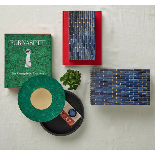 Transformation Box by Currey and Company in marbled green, brushed brass. Made from composite, brass, engineered wood in a eclectic & global style.