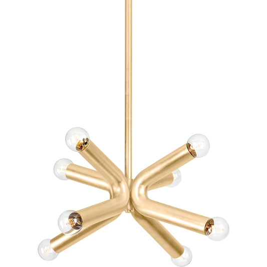 Dash Chandelier by Troy. Made from steel in a modern style.